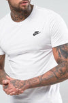 NIKE  CLUB TEE WHITE 827021-100