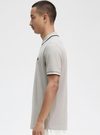 FRED PERRY  TWIN TIPPED POLO LIMESTONE M3600-T54