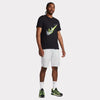 NIKE Graphic Multi Swoosh Logo Tee Black