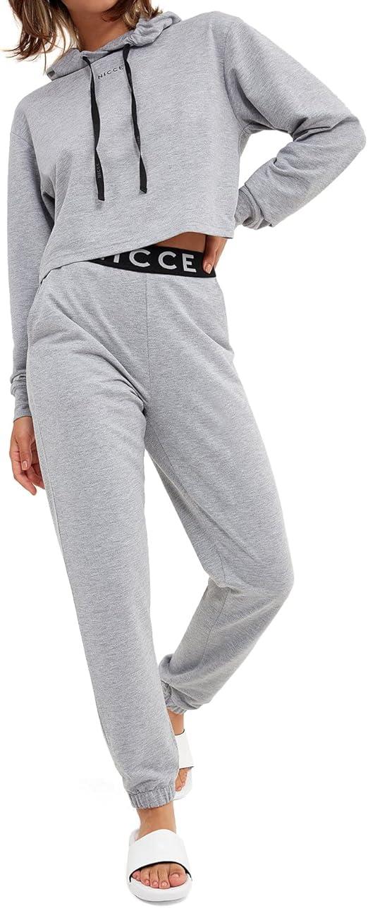 NICCE MYSA JOGGERS MID GREY MARL 003-2-04-01-0398