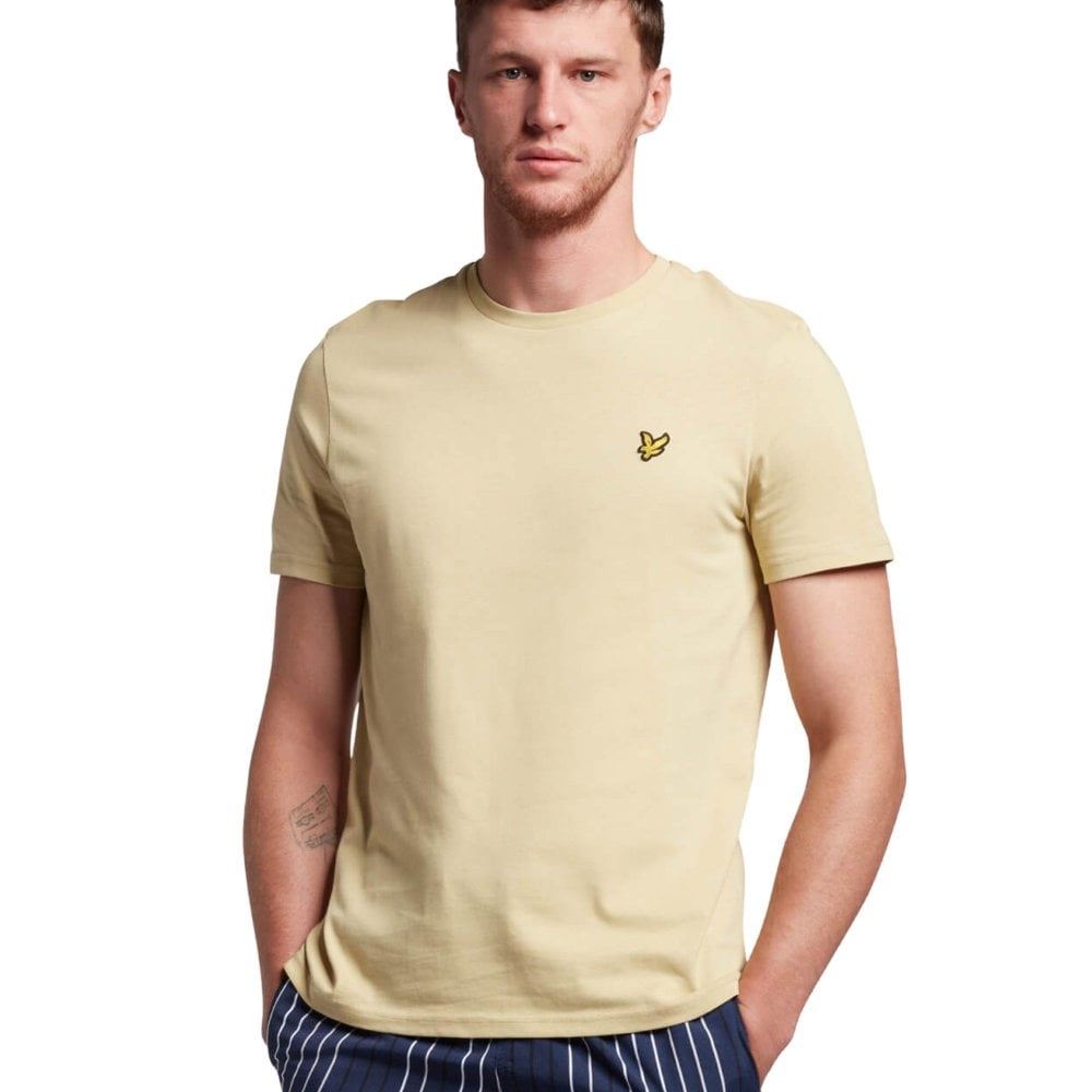 LYLE & SCOTT CREW NECK TEE NATURAL GREEN TS400VOGX-W591