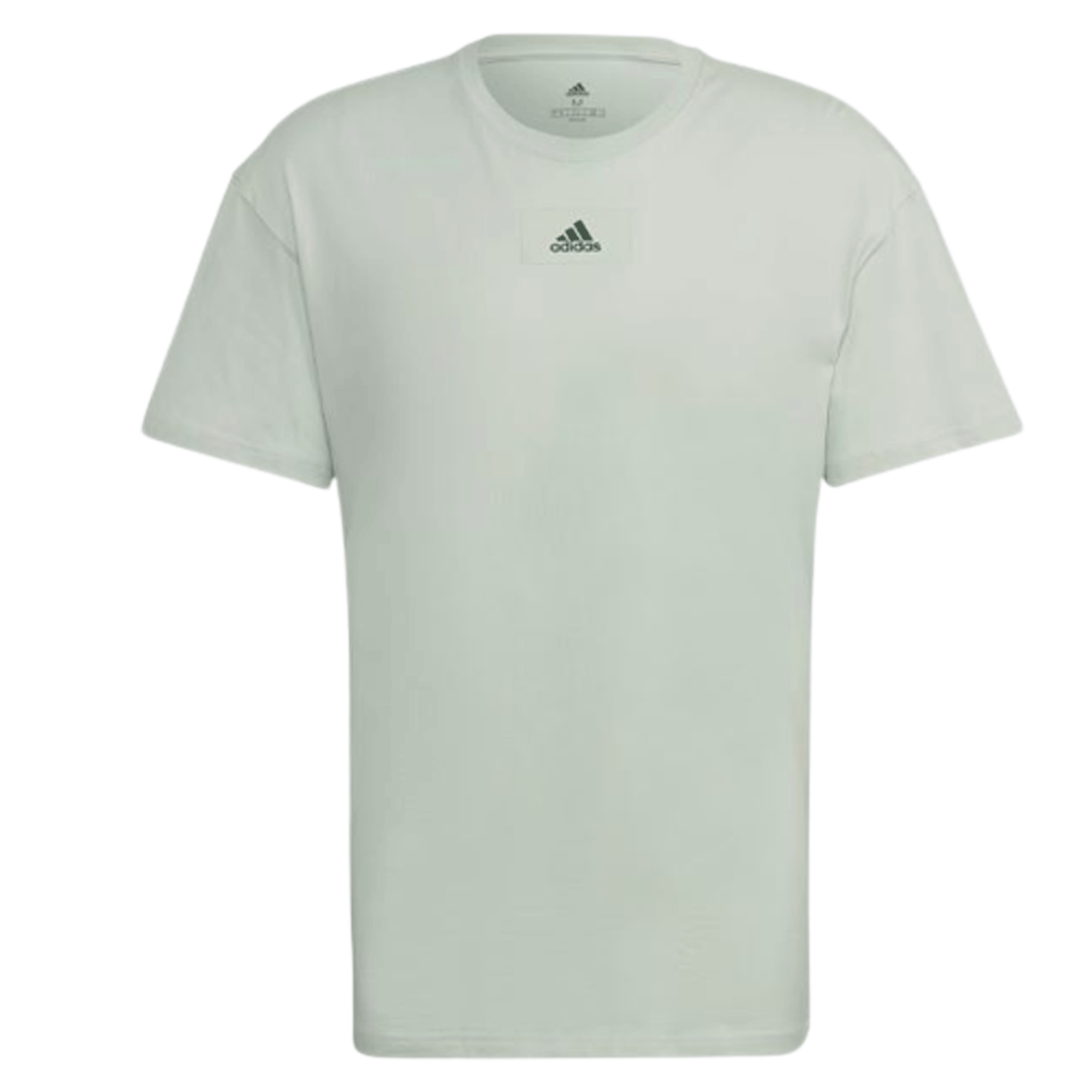 ADIDAS FEEL VIVID TEE L GREEN HK2855