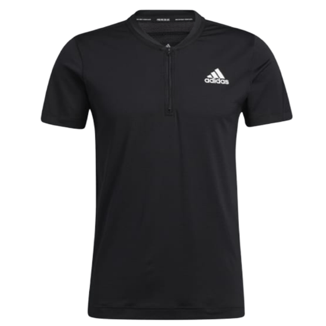 ADIDAS LYTE RYDE ZIP TEE BLACK GT3872