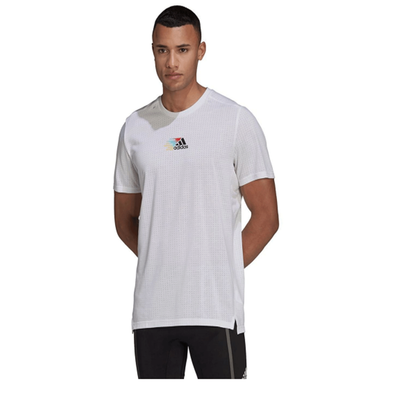 ADIDAS SIGNATURE TEE WHITE HB7419