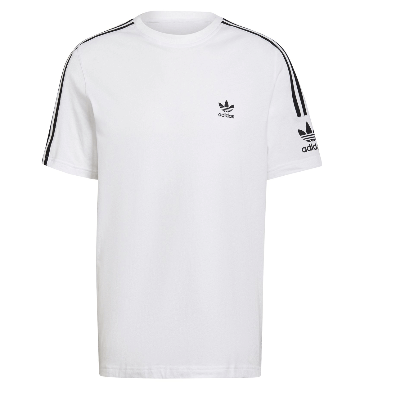 ADIDAS TECH TEE WHITE/BLK FT8752