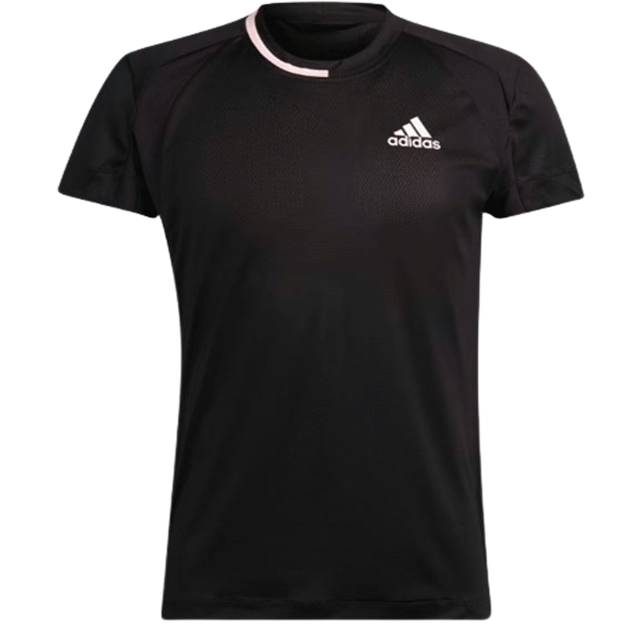 ADIDAS US SERIES TEE BLACK/PINK HH9472