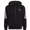 Adidas 3 STRIPE FULL ZIP HOOD BLACK HK4568