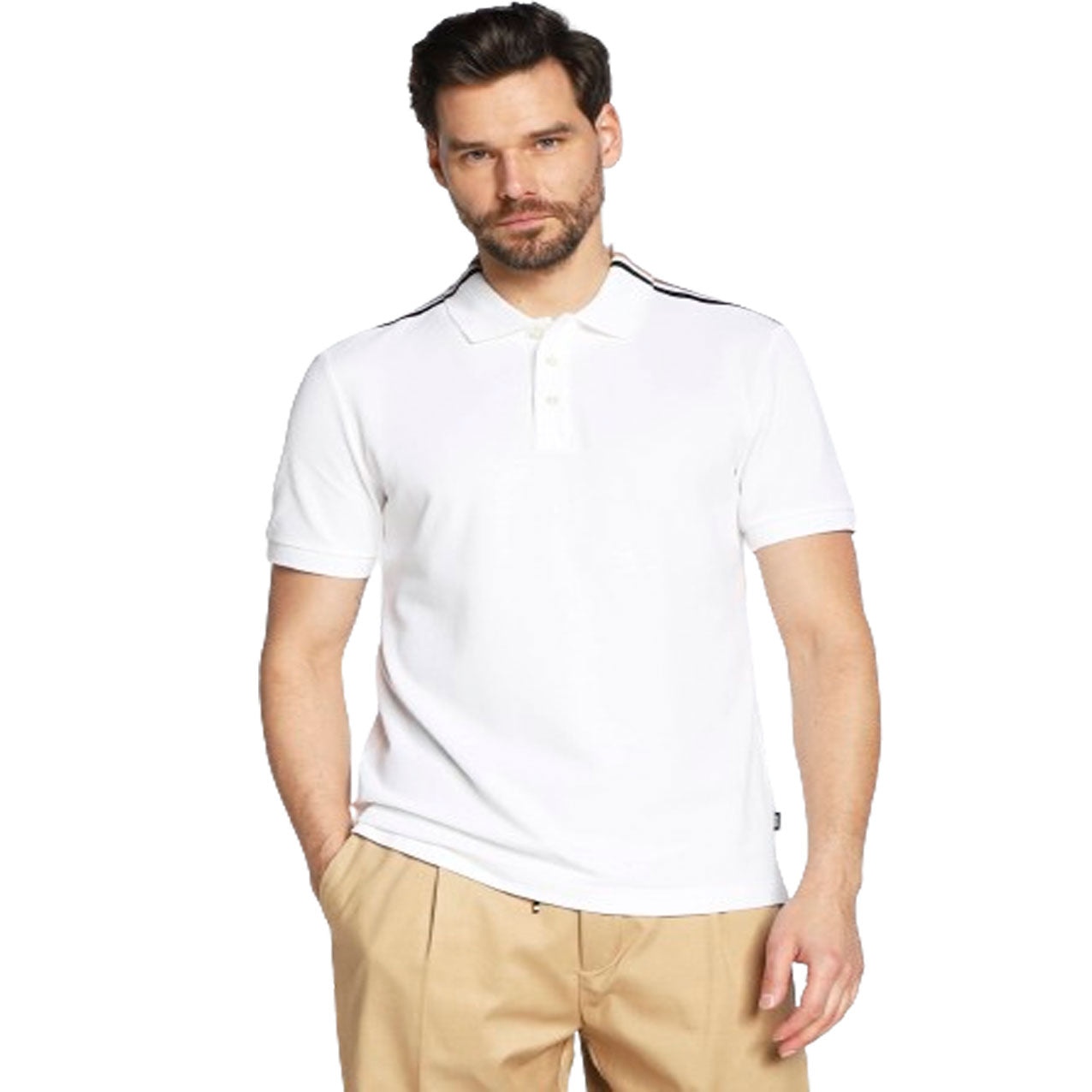 HUGO BOSS PHILLIPSON 108 POLO WHITE 50476776-100