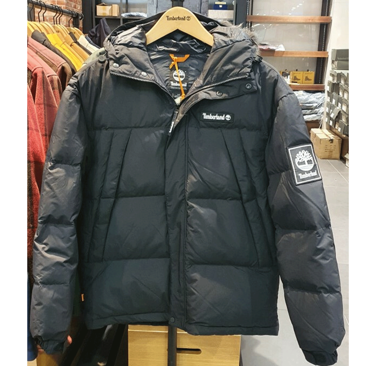 Timberland Men's Timberland Black Puffer Jacket Shop