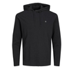 JACK &amp; JONES JWHARCHIE LS HOODED TEE BLACK 12228684