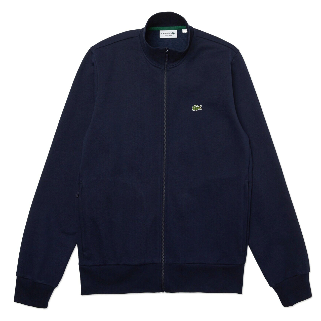 LACOSTE FULL ZIP SWEAT NAVY SH9622 00 166