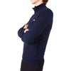 LACOSTE FULL ZIP SWEAT NAVY SH9622 00 166