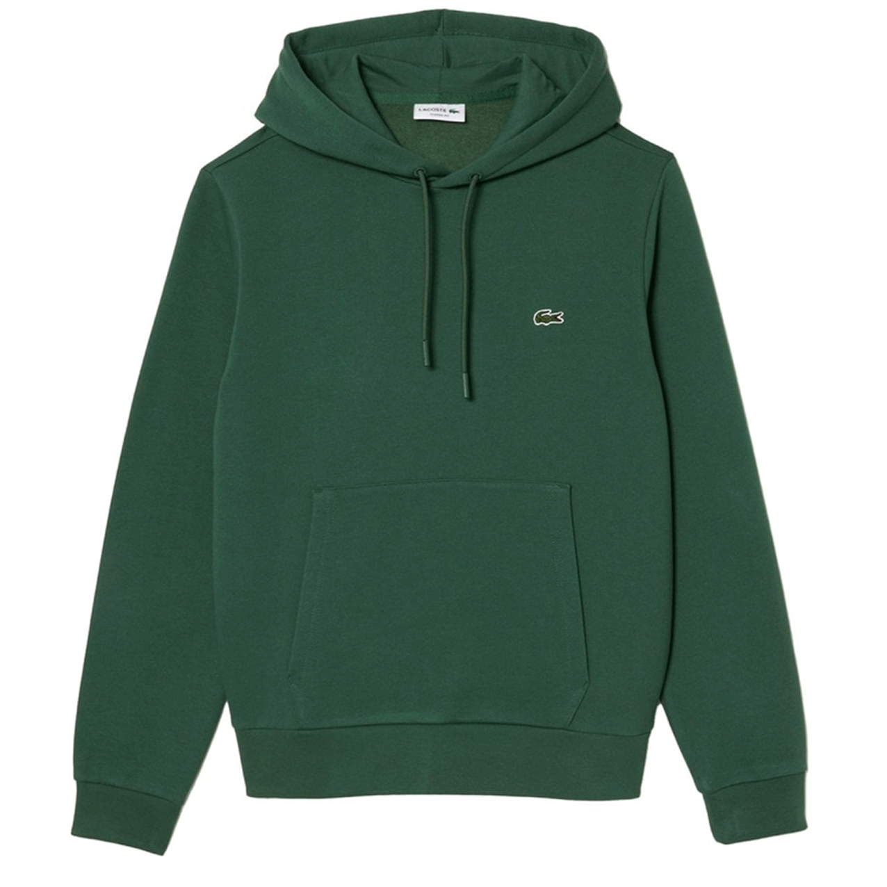 LACOSTE O H HOODIE VERT GREEN SH9623 00 SMI