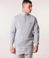 LACOSTE QUARTER ZIP SWEAT L GREY SH1927 00 CCA