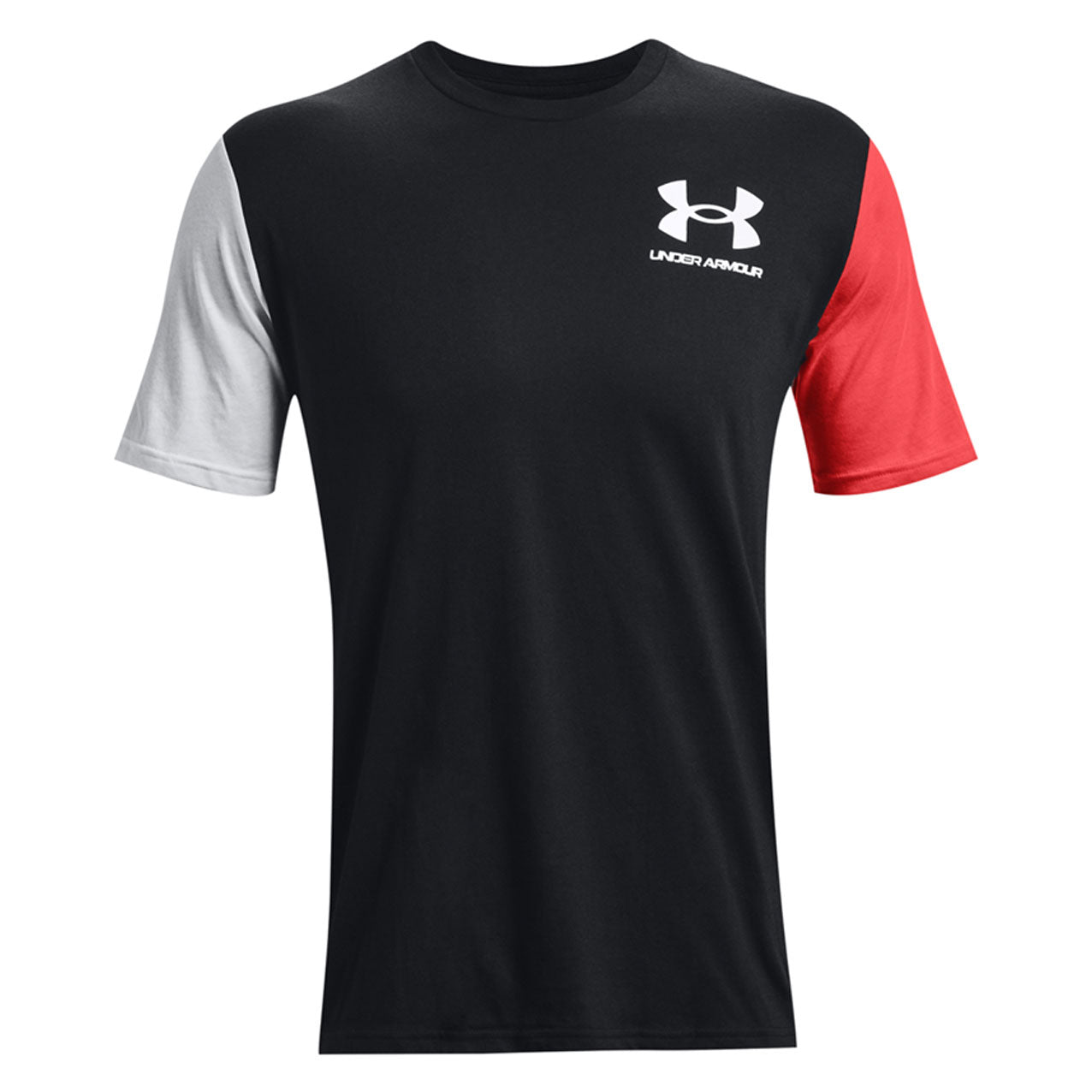 Under Armour SPORT TEE BLACK/RED/WHI 1371100-001