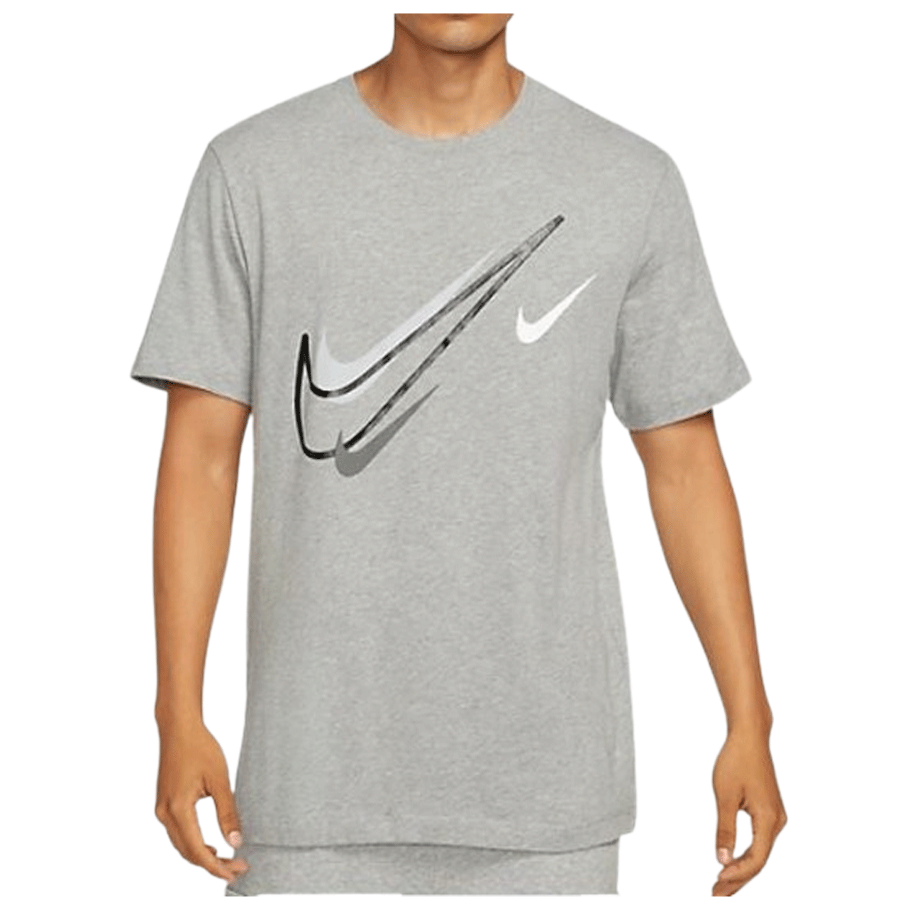 Nike Multi Swoosh Mens T-Shirt Grey  DQ3944-063