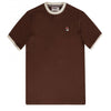 FILA MARCONI TEE BROWN/ORANGE LM1836AT-224-FW23