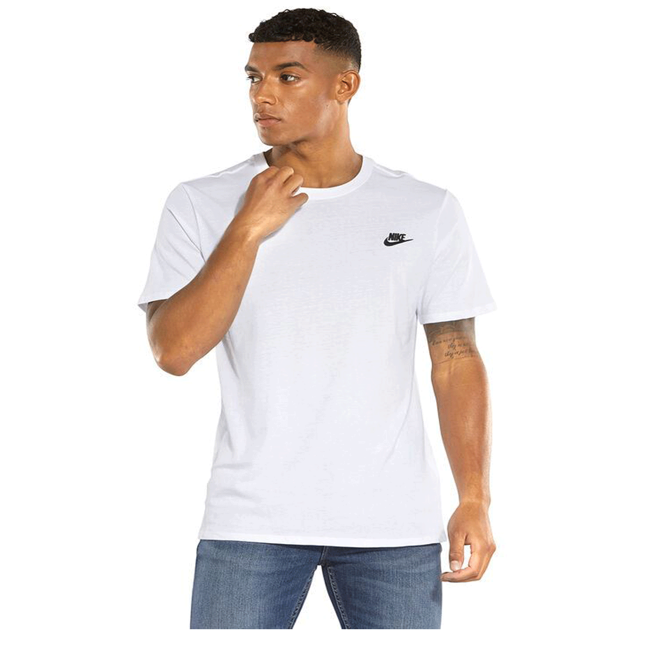 NIKE  CLUB TEE WHITE 827021-100