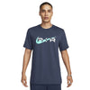 NIKE AIR GRAPHIC T-SHIRT MENS NAVY FN7704-410