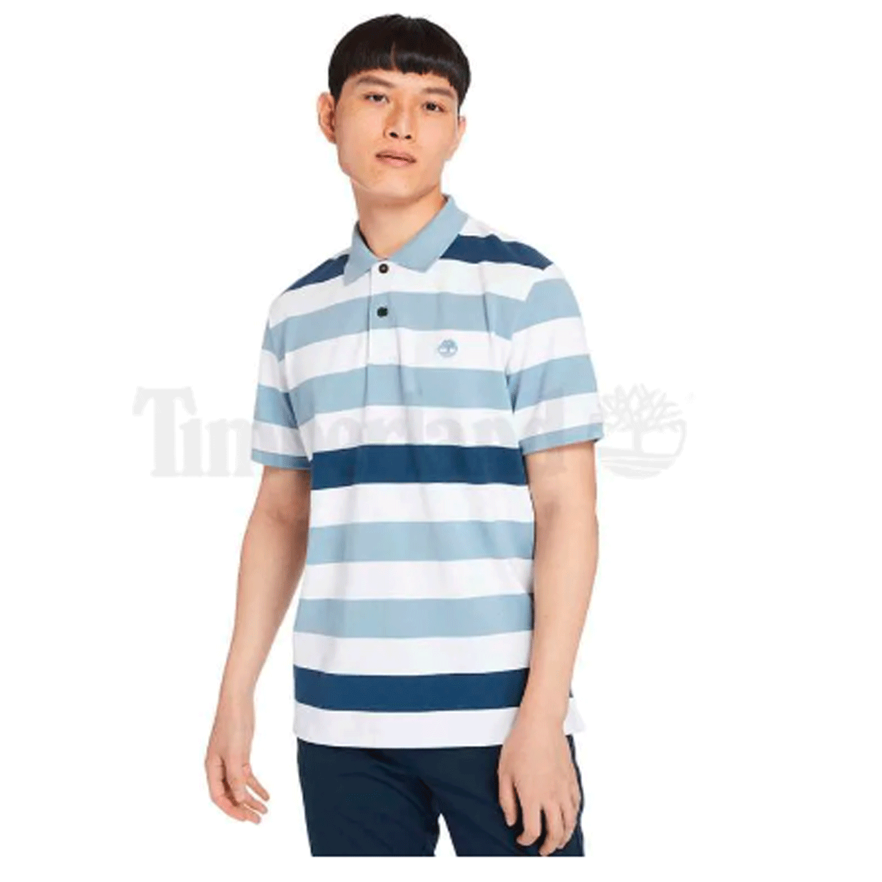 TIMBERLAND STRIPE PIQUE POLO ASHLEY TB0A258G-G29