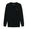 LYLE &amp; SCOTT CREW JUMPER BLACK ML424VTR-Z865