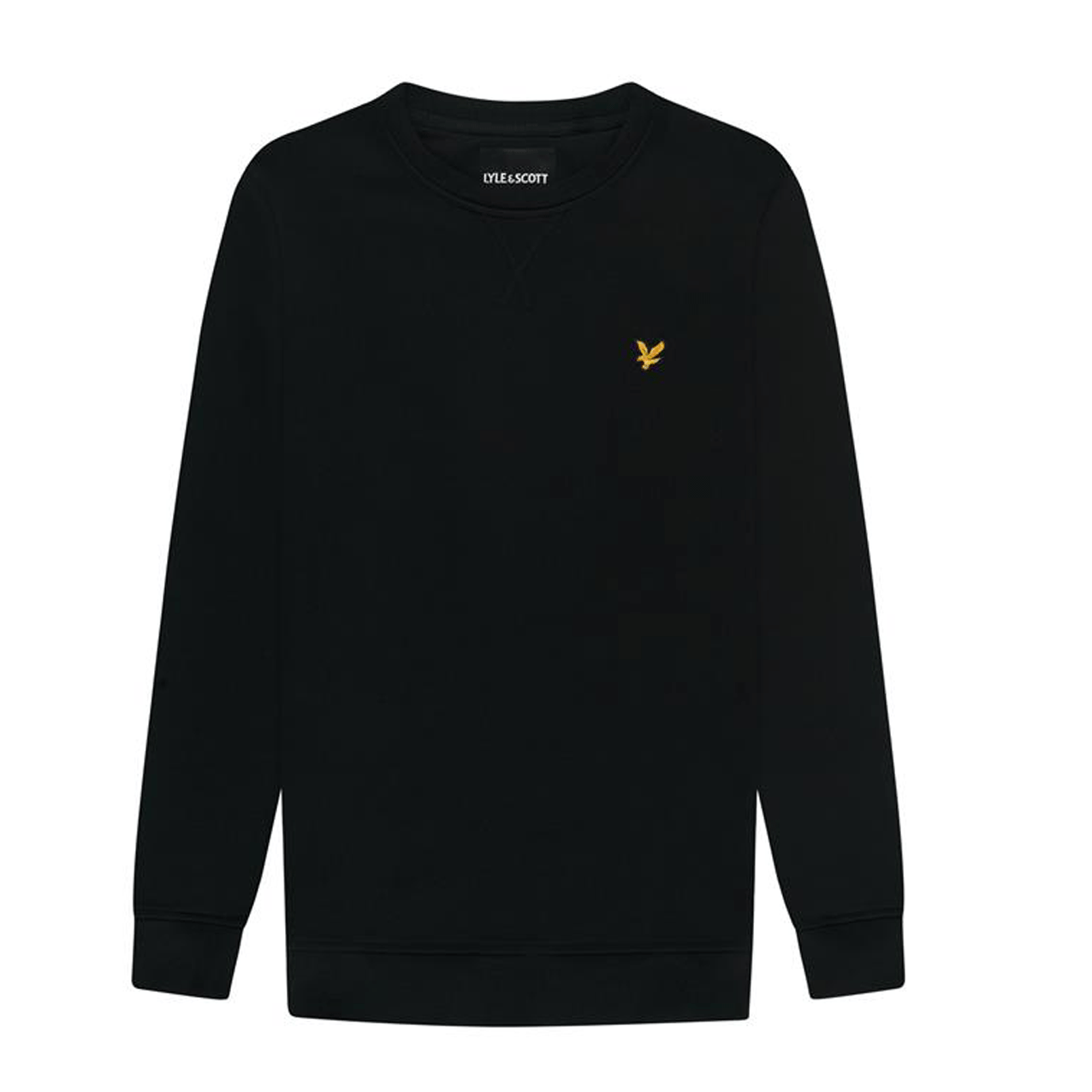 LYLE & SCOTT CREW JUMPER BLACK ML424VTR-Z865