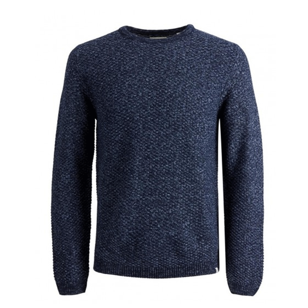 JACK & JONES JJEDAMIAN KNIT CREW NAVY 1221273