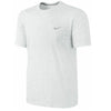 Nike Mens T Shirt Embroidered Logo Short Sleeve Cotton TShirt 707350-100 freeshipping - Benson66