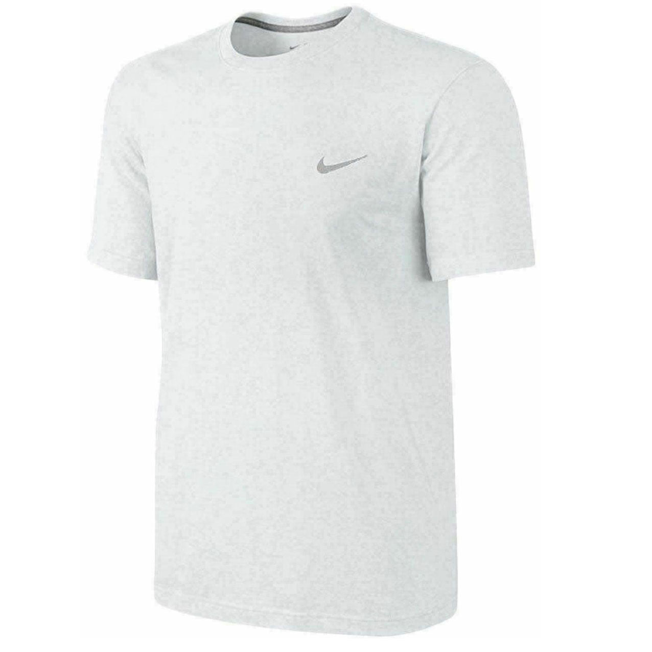 Nike Mens T Shirt Embroidered Logo Short Sleeve Cotton TShirt 707350-100 freeshipping - Benson66