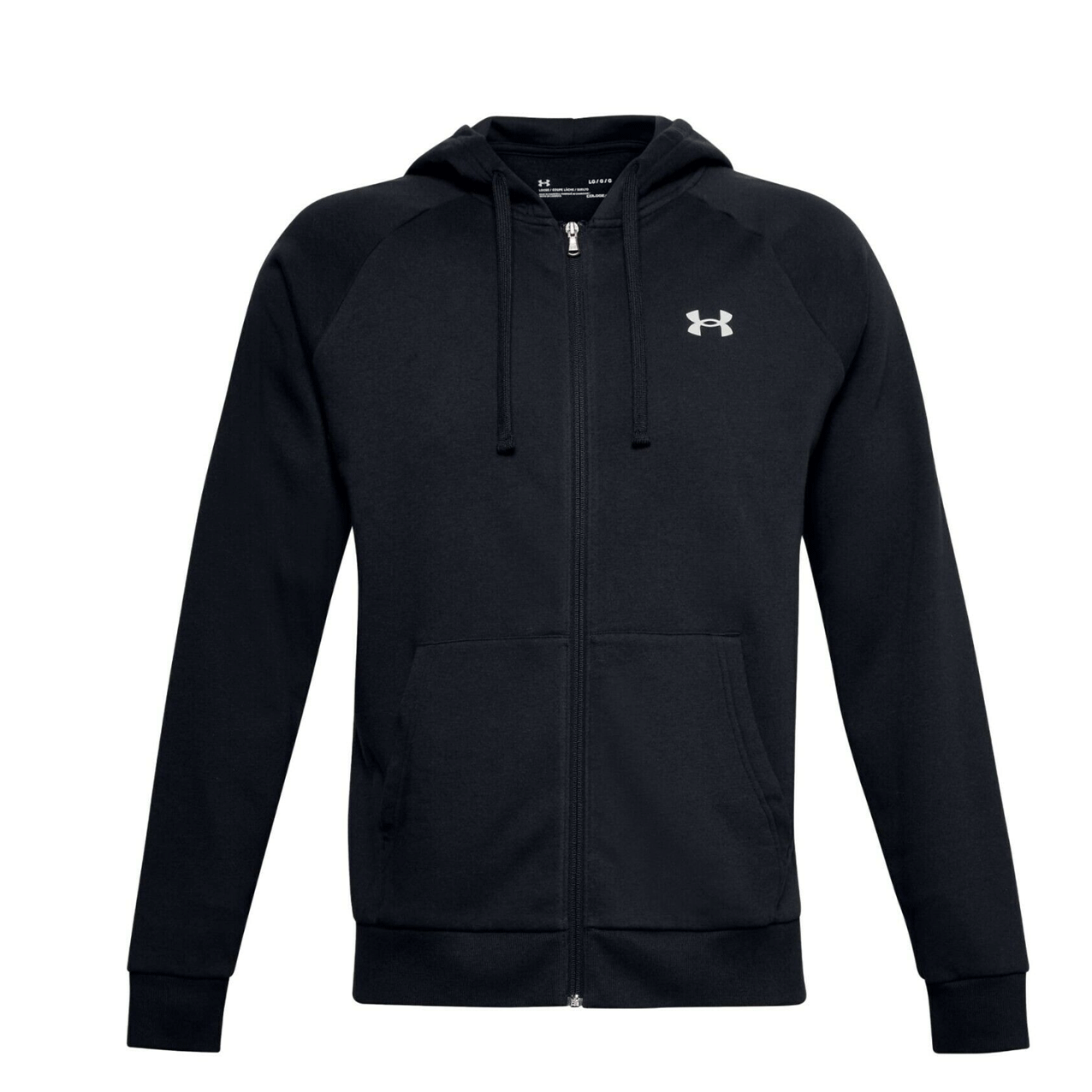Under Armour Mens Hoody Rival Full Zip Hoodie Jacket  1357106-001 freeshipping - Benson66