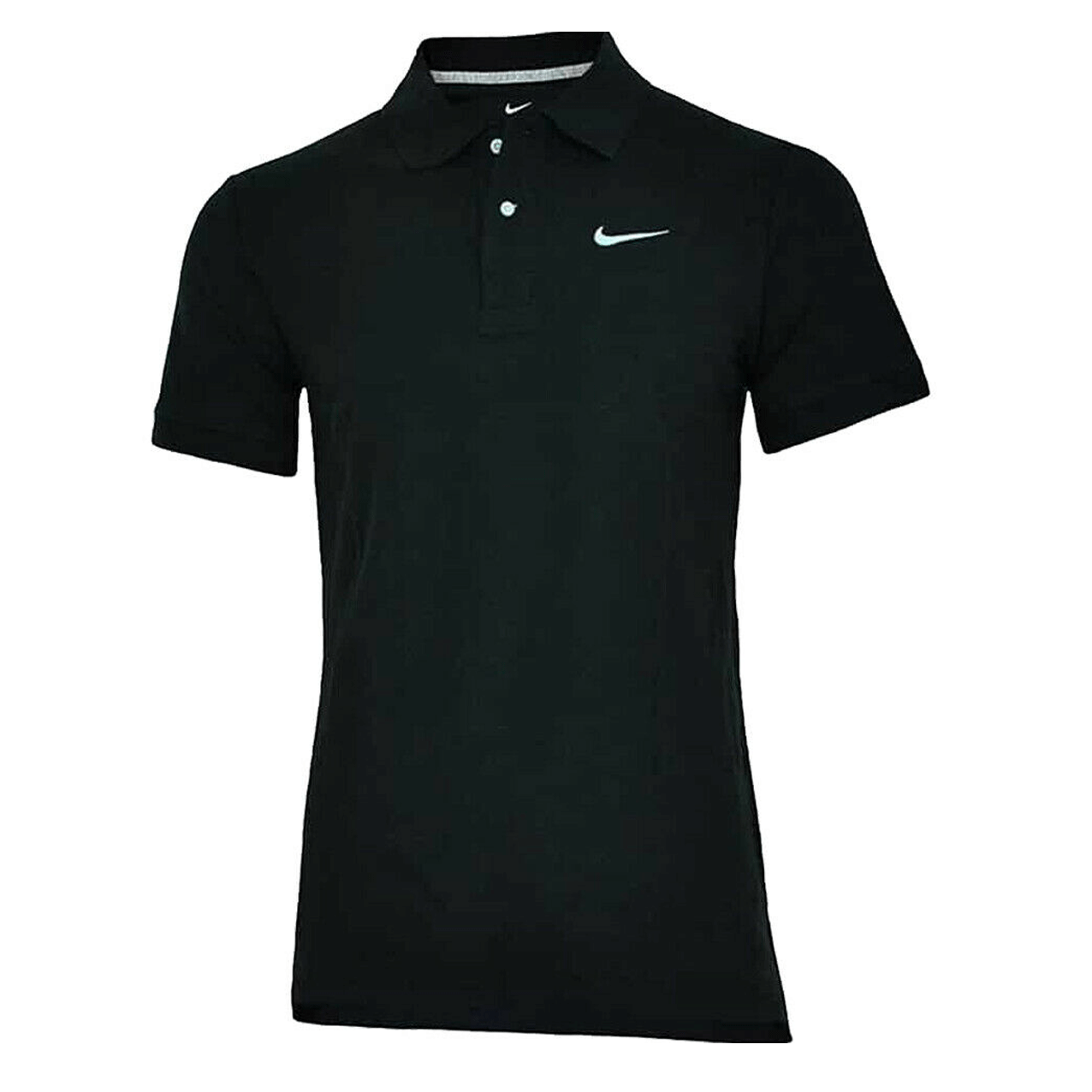 Nike Mens Polo Shirt T-Shirt Pique Retro Originals T Shirt 411482-010 freeshipping - Benson66
