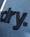 Superdry  VINTAGE CORE LOGO HOODIE DENIM BLUE M2012498A-9HY