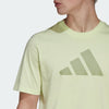 ADIDAS 3 BAR TEE LIME GREEN HF4758