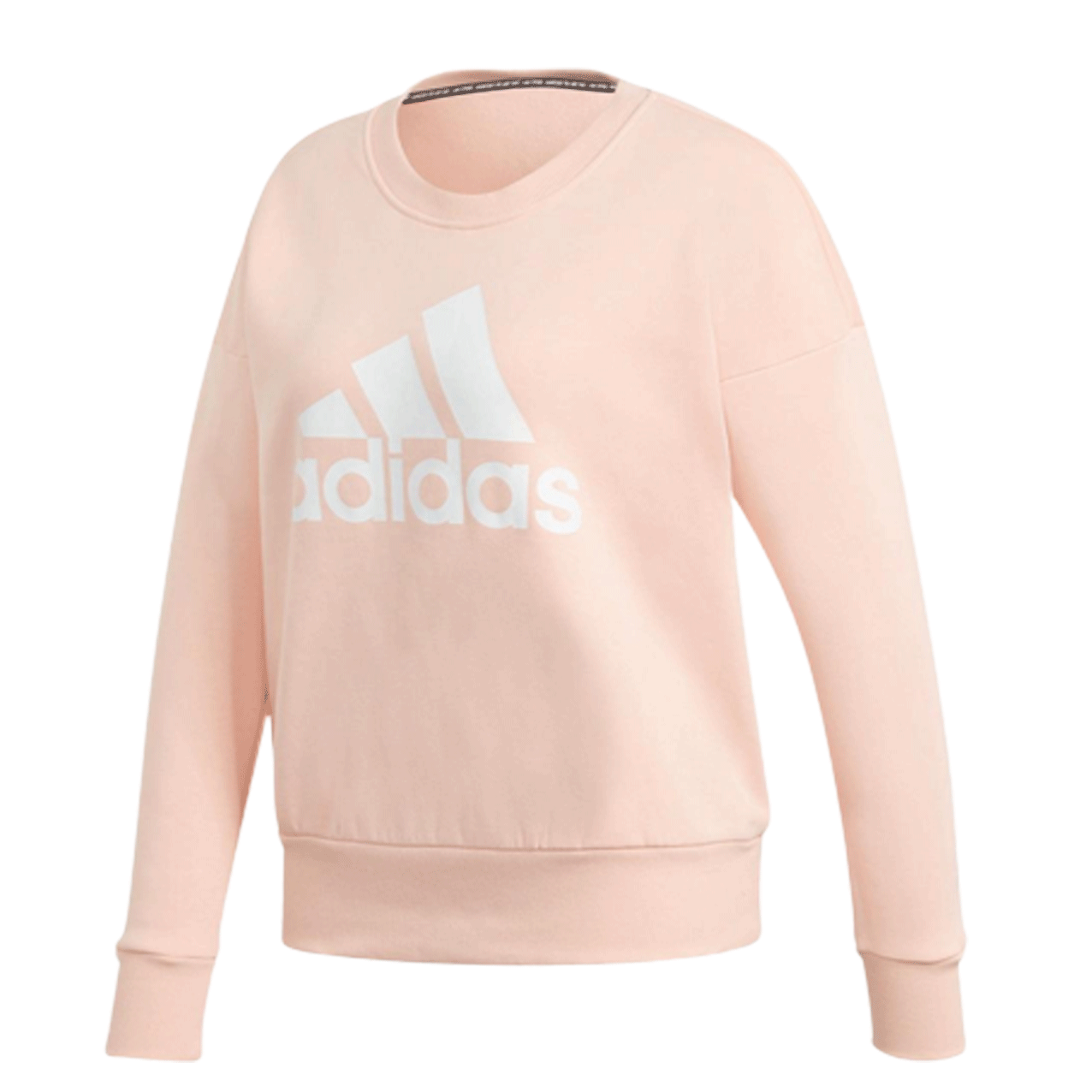 ADIDAS WOMENS BOS CREW JUMPER PEACH GC6926