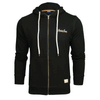 JACK &amp; JONES JORTONS ZIP HOODIE BLACK 12186716