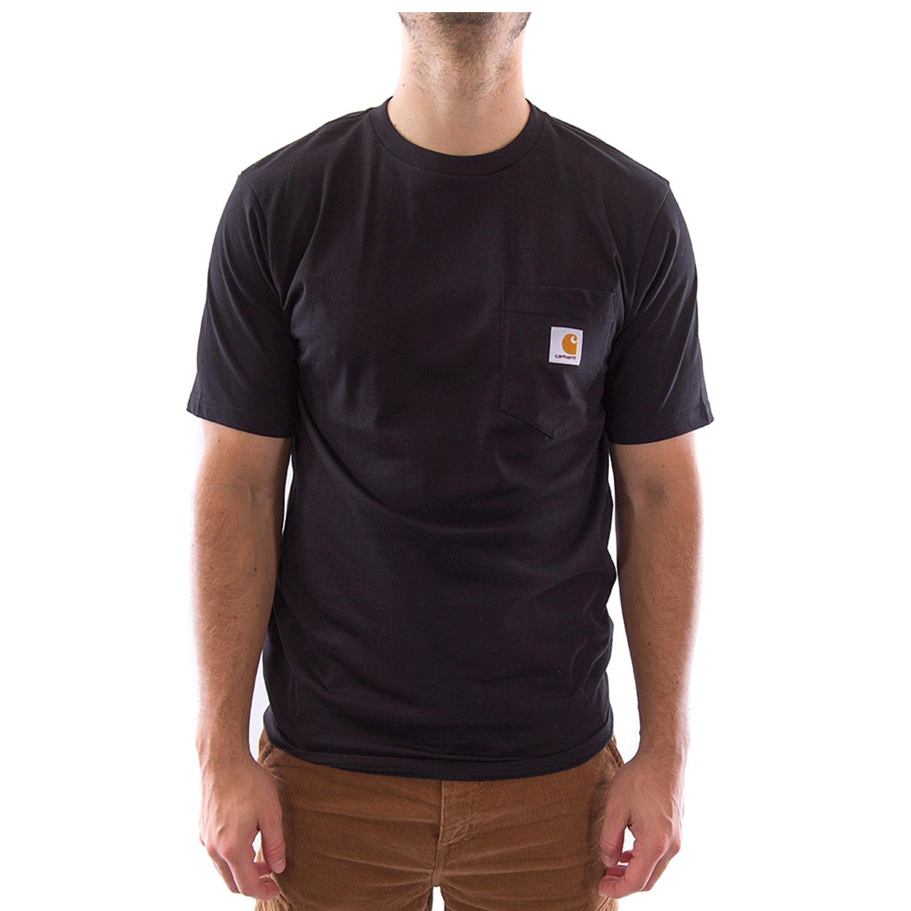 CARHARTT WIP POCKET TEE BLACK I022091-89XX