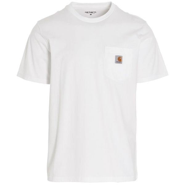 CARHARTT WIP POCKET TEE WHITE/GOLD I022091-02XX