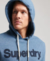 Superdry  VINTAGE CORE LOGO HOODIE DENIM BLUE M2012498A-9HY