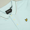 LYLE &amp; SCOTT TIPPED POLO TOP DECK BLUE/WHITE SP800VTR-W342