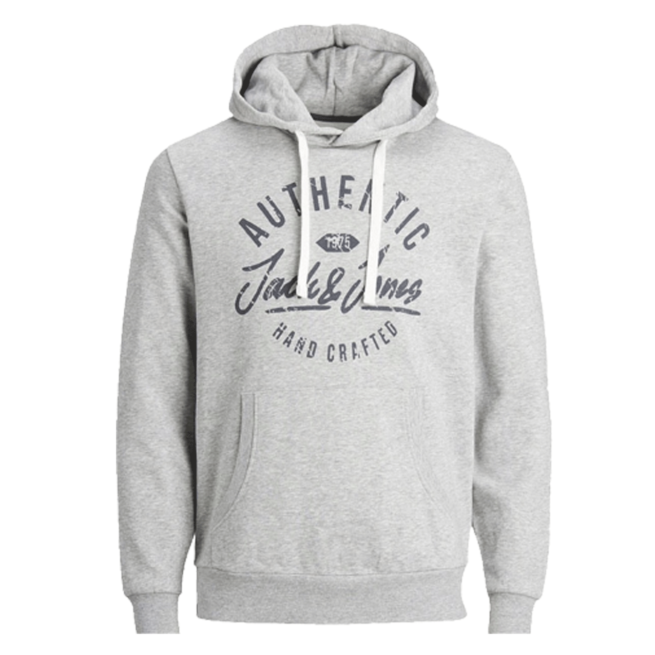 JACK & JONES HEROS SWEAT HOOD LIGHT GREY 12183445