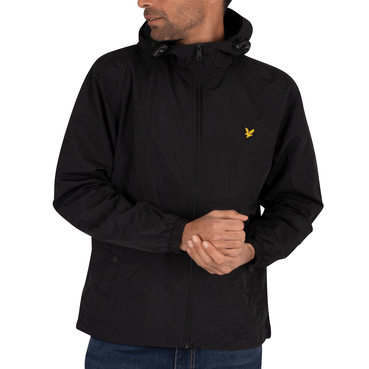 LYLE & SCOTT COTTON TWILL JACKET BLACK JK1102V-572