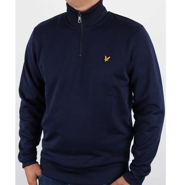 LYLE & SCOTT 3/4 ZIP TOP NAVY SP805VC-Z263