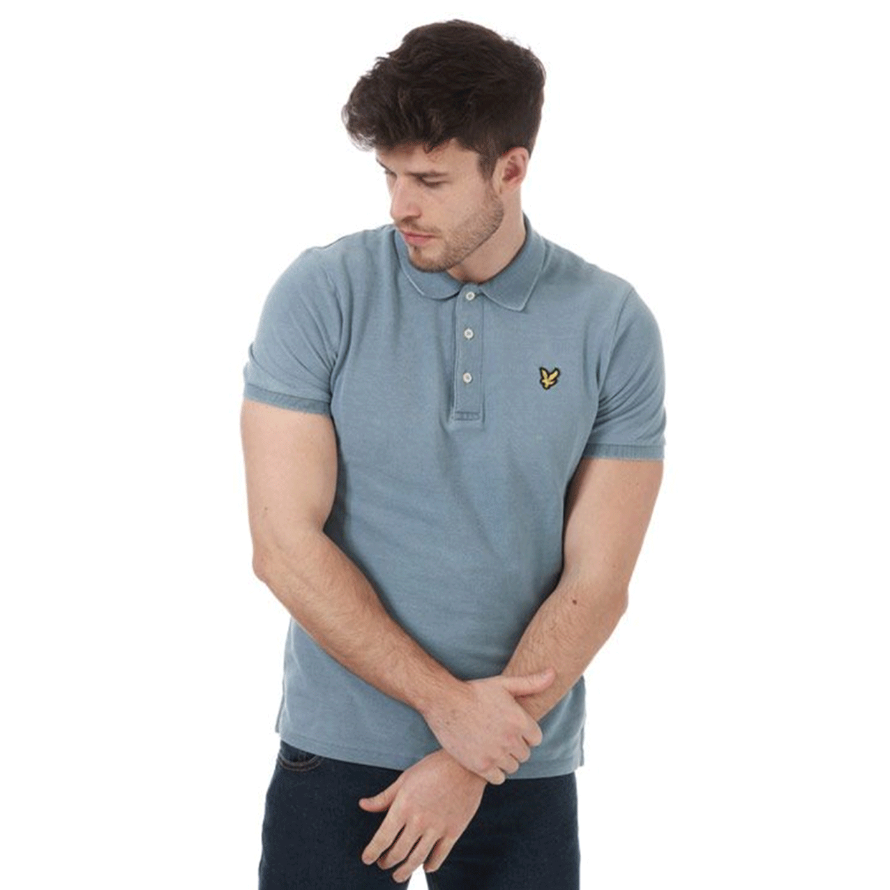 Lyle &amp; Scott POLO TOP LIGHT INDIGO SP1216V-Z122