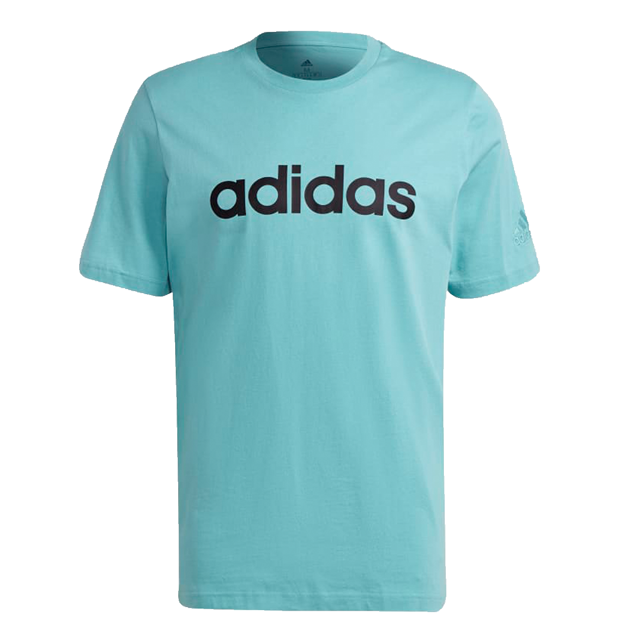 Adidas Men's Essentials Linear Logo Embroidered T-Shirt H12184