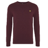 LYLE &amp; SCOTT MERINO CREW JUMPER BURGUNDY KN400VC-865