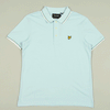 LYLE &amp; SCOTT TIPPED POLO TOP DECK BLUE/WHITE SP800VTR-W342