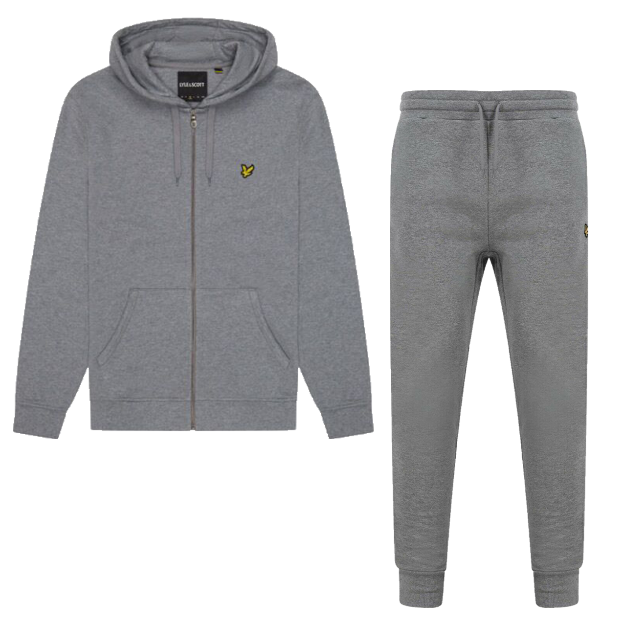 LYLE & SCOTT ZIP SUIT GREY ML420VOG-T28(T)+ML822VOG-T28(B)