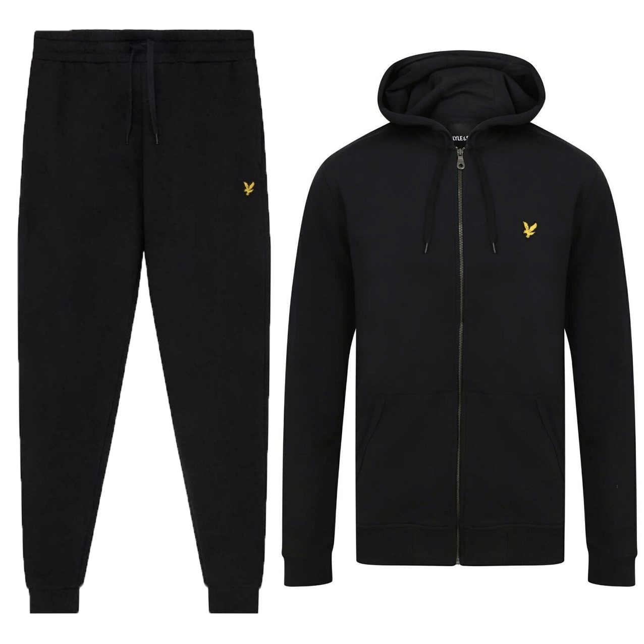 LYLE & SCOTT ZIP HOOD SUIT BLACK ML420VOG-Z865(T)+ML822VTR-Z865(B)