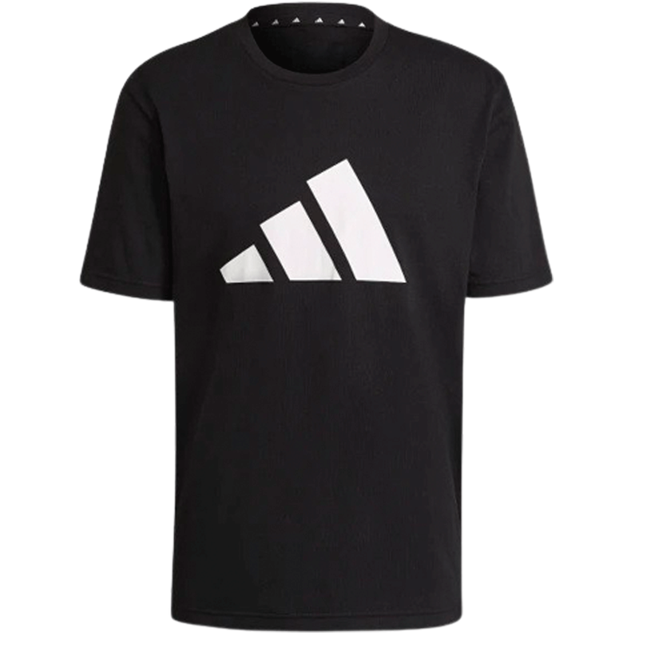 ADIDAS FUTURE ICON LOGO TEE BLK/WHI H39747