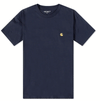 CARHARTT  WIP CHASE TEE NAVY/GOLD I026391-00HXX